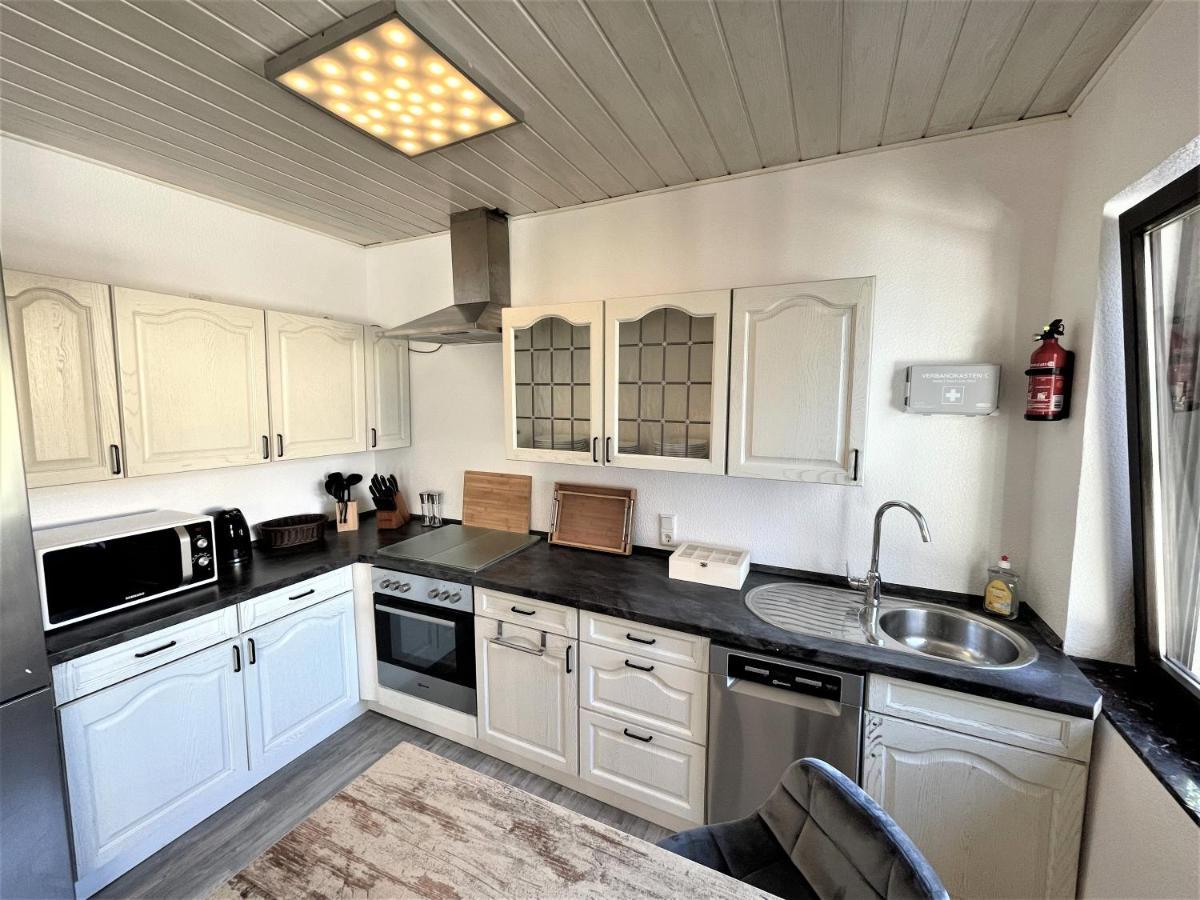 Traumaussicht Kamin Balkon Burgblick 65 Zoll Tv Netflix Sky Joyn Lindenplatz Appartement Bullay Buitenkant foto